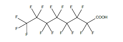 PFOA構造式