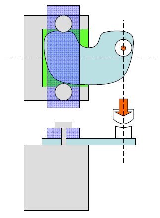 中央竜骨無し図